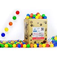 Los mejores  - koenig-tom - Bolas de plástico para Piscina de Bolas de niños (200 Unidades- sin plastificantes peligrosos)